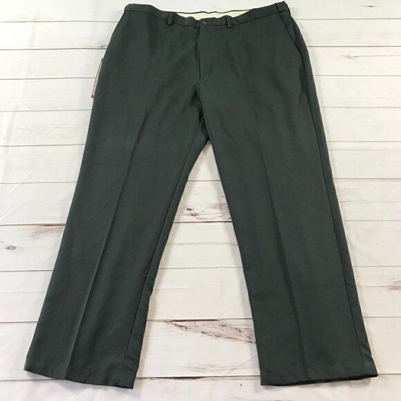 NWT Haggar Men Cool 18 Pro Pants Black - Picture 2 of 14